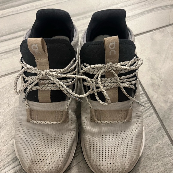 On Running Women's Shoes - Black, White, and Tan - Picture 4 of 6